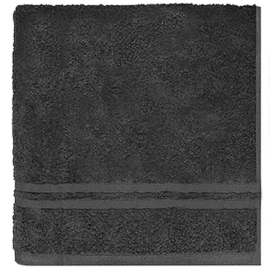 Image of TeddyT&#039;s Personalised Embroidered Name Bath, Beach &amp; Swimming Towel for Adults Kids (Charcoal Grey)