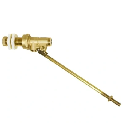 Image of SPARES2GO 1/2&quot; Ball Valve Part 1 High Pressure Side Entry Toilet Cistern BS1212/1 Ballcock Float