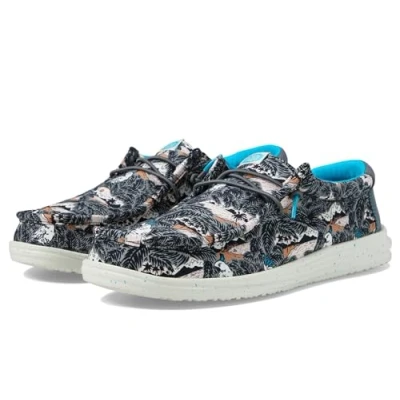 Image of HEYDUDE Wally H2O Tropical Shoe Black Size 7 Male