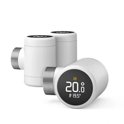 Image of tado Smart Radiator Thermostat X Trio Pack, Heating Control via App and Speaker (Alexa, Siri, Google Assistant), Save Costs, DIY Installation, Not Compatible with V3+