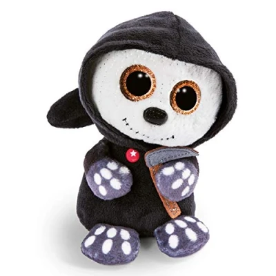 Image of NICI 46305 Halloween GLUBSCHIS Cuddly Soft Toy Scary Harvester Sanit, Black, 15cm