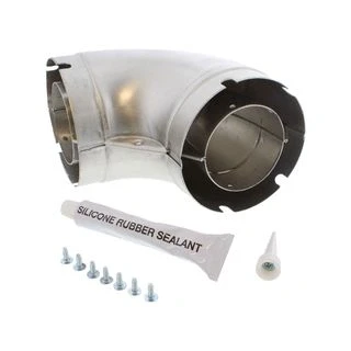 Image of Worcester Bosch 77161910130 Flue Elbow 90 Degree