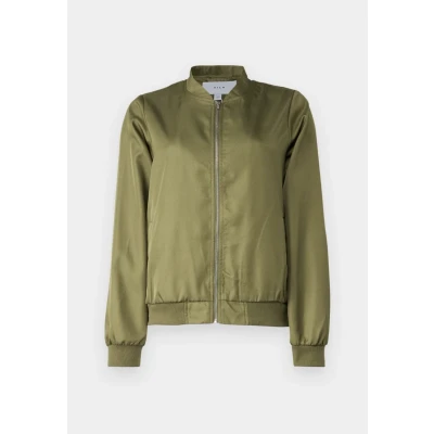 Image of VILA Vipapaya Jacket Bomber Jacket, Women&#039;s, Size: 6, Capulet olive