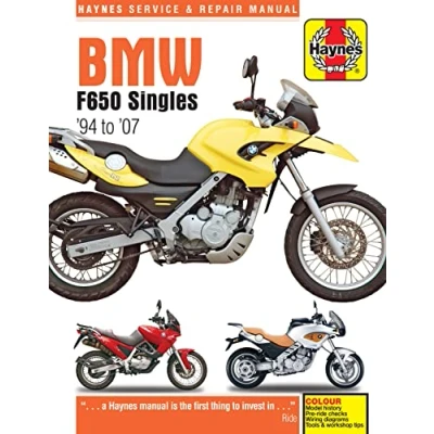 Image of BMW F650 Singles (94 07) Haynes Repair Manual (Paperback)