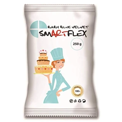 Image of SmartFlex Fondant Baby Blue Velvet, 250g