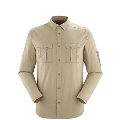 Image of Lafuma Shield Shirt M Long Sleeve Men Hiking, Trekking, Lifestyle Beige
