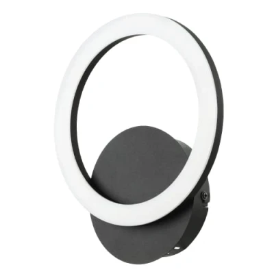 Image of EGLO connect.Z Smart Home LED wall light Parrapos Z, round ZigBee lamp for bedroom and living room, app voice control Alexa, tunable white (warm cool white), dimmable