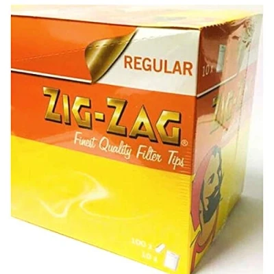 Image of Original ZIG ZAG Filters Tips Packs (Regular 100 Pack, 2)