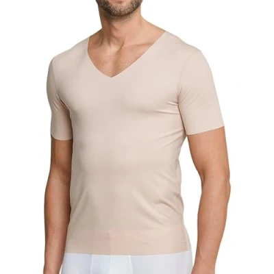 Image of Schiesser Men&#039;s Shirt 1/2 Undershirt, Beige (Skin 407), M