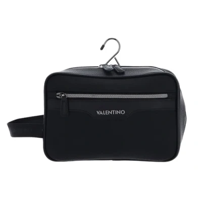 Image of Valentino Efeo Hanging Faux Leather Wash Bag