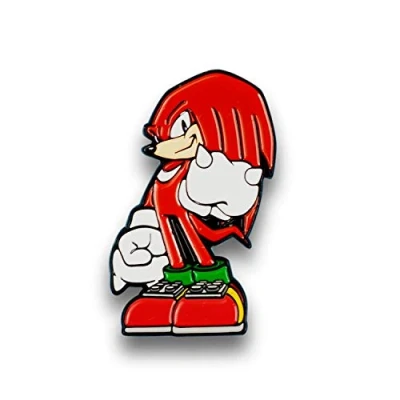 Image of Sonic The Hedgehog Knuckles Enamel Pin Official Series Collectible