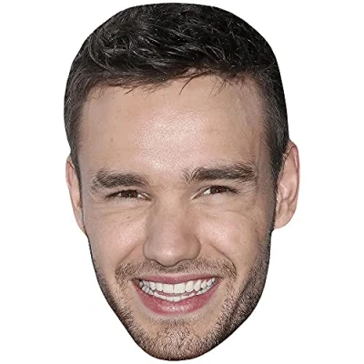 Image of Liam Payne (Smile) Celebrity Mask, Flat Card Face, Fancy Dress Mask