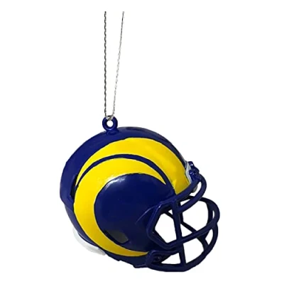 Image of NFL Los Angeles Rams Helmet Tree Bauble Christmas Pendant Ornament
