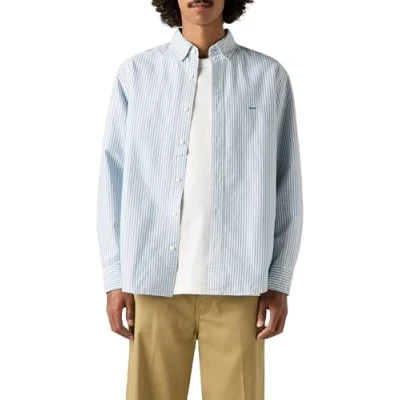 Image of Levi&#039;s Authentic Button DOWN Shirt, Men&#039;s, Size: XS, True blue