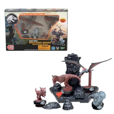 Image of EPOCH Games 7512 Jurassic World Volcano Quake Balancing Game Action