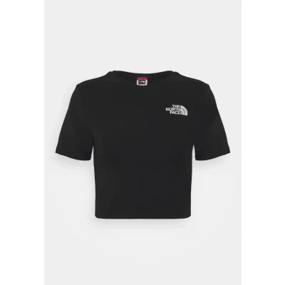Image of The North Face CROP TEE Basic Tshirt, Women&#039;s, Size: XS, Black