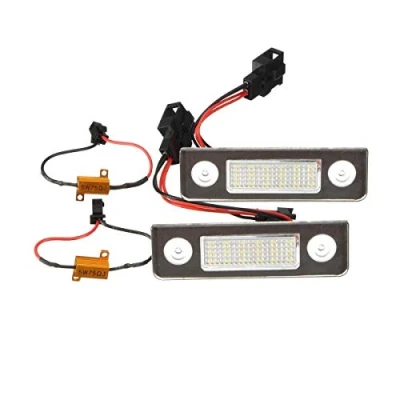 Image of GOFORJUMP License Plate Light 18LED Car LED Number Lamp For S/koda O/ctavia 1Z Roomster 5J Octavia II Pre facelift Facelifted