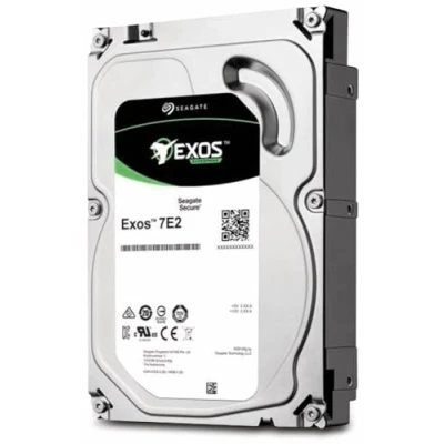 Image of Seagate Exos 7E2 2 TB Internal Hard Drive HDD 3.5 Inch 6 Gb/s 7200 RPM 128 MB Cache for Enterprise, Data Centre (ST2000NM0008)