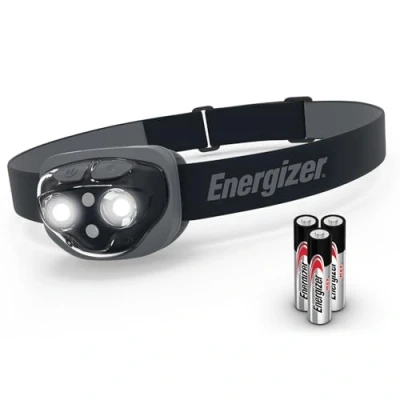 Image of ENERGIZER LED Headlamp Pro360, Rugged IPX4 Water Resistant Head Light, Ultra Bright Headlamps for Running, Camping, Outdoor, Storm Power Outage (Batteries Included)