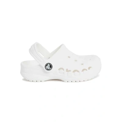 Image of Crocs Unisex Kids Baya T Clog, White, 8 UK Child