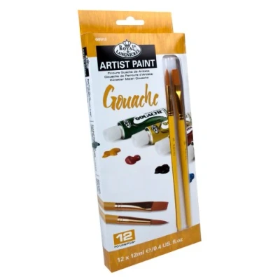 Image of Royal &amp; Langnickel 12ml Assorted Gouache Paints (Pack of 12)