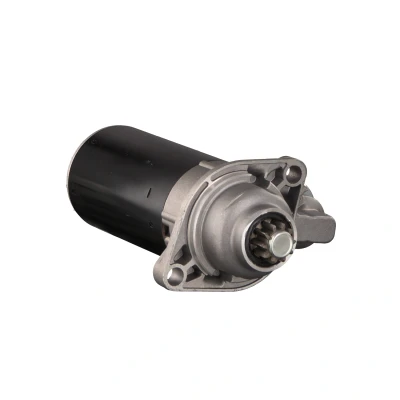 Image of 02A911024, 2A911024 Starter motor FEBI BILSTEIN 101570 12V 2,0kW 10 VOLKSWAGEN: GOLF 4, Polo IV Hatchback, 3, SKODA: Fabia I Hatchback