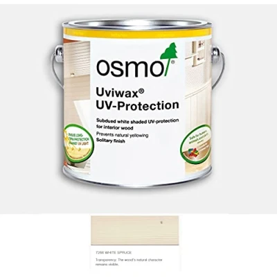 Image of Osmo Uviwax 2.5L Spruce White Transparent 7266