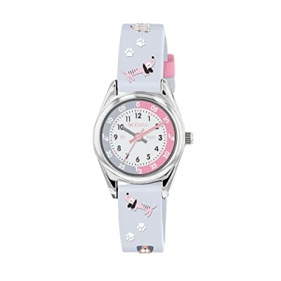 Image of Tikkers Children&#039;s Puppy Dog Theme Time Teaching Watch NTK0031