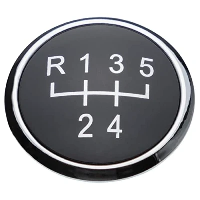 Image of ZEALfix 7H5711144C for Transporter T5 T5.1 Gear Stick Knob Badge Cover Trim Cap Emblem 5 Speed