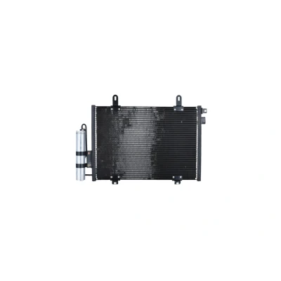Image of 7700414103, 8660002513 Condenser NRF EASY FIT 35379 with dryer, seal ring Aluminium 510mm RENAULT: CLIO 2