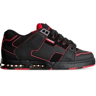 Image of Globe Sabre Skate shoes, Men&#039;s, Size: 4, Black/red/mosaic shoes