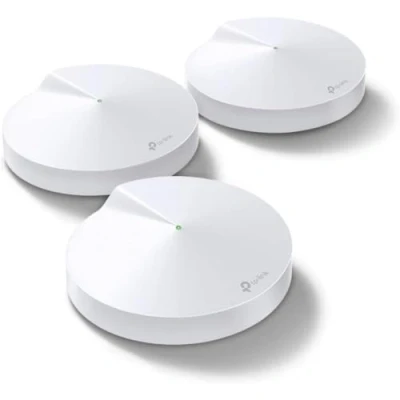Image of TP Link Deco Mesh WiFi System(Deco M5) Up to 5,500 sq. ft. Whole Home Coverage and 100+ Devices,WiFi Router/Extender Replacement, Anitivirus, 3 pack