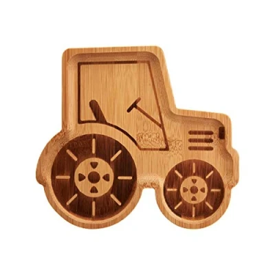 Image of Sass &amp; Belle Tractor Bamboo Plate