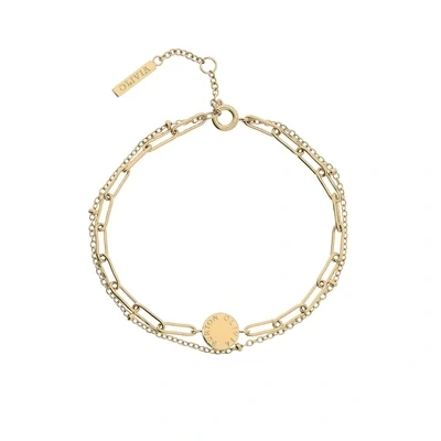 Image of Olivia Burton Classic Illusion Gold Stacking Bracelet 18cm