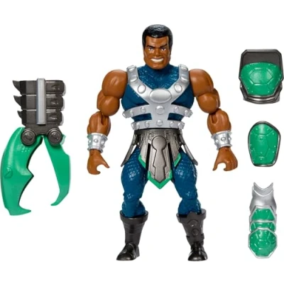 Image of Masters of Universe Origins Turtles Grayskull Clamp Champ Reptile Wars Posable Action Figure, Teenage Mutant Ninja &amp; MOTU Crossover Hero Toy