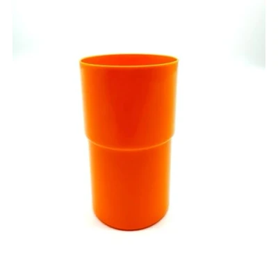 Image of Kimmel 21 000 0906 1 Drinking Cup Classic shatterproof Stackable Reusable 180 ml, Plastic, Orange