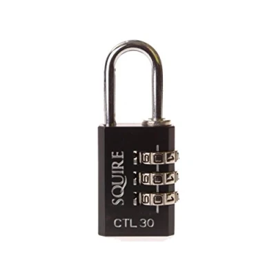 Image of Squire CTL30 Combination Padlock 30mm, Black