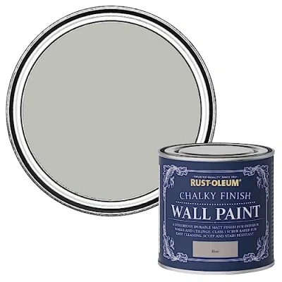 Image of Rust Oleum Chalky Wall Paint Flint 125ml