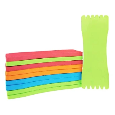 Image of Milepetus Foam Sponge Wrapped Wire Fishing Winding Board Line Spool Accessories Rig Winders,10Pcs Size Large (17cm/6.7in)