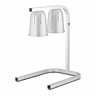 Image of Royal Catering RCPWB 500I Buffet Heat Lamp, Aluminium, 500W, 45 75 C, 2 Lightbulbs