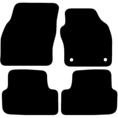 Image of Carsio Carpet Car Mats For Seat Arona 2017+ Onwards Tailored Fit Floor Mat Set Complete Accessory Black Custom Fitted All Weather, Anti Slip Backing &amp; Grey Trim