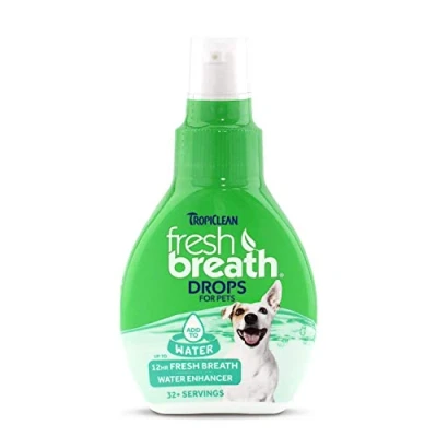 Image of Tropiclean Fresh Breath Drops for Pets 65ml (Bulk deal of 15) 975ml