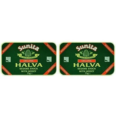 Image of (2 Pack) Sunita Org Plain Honey Halva 75g 2 PACK BUNDLE