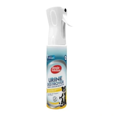 Image of Simple Solution New Spray Technology Urine Destroyer, Pet Stain and Odour Remover with Pro bacteria Cleaning Power 400ml