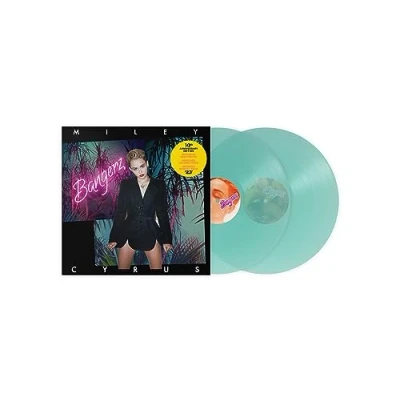 Image of Miley Cyrus Bangerz 10th Anniversary Sea Glass vinyl Sealed 2023 UK 2 LP set 19658821931