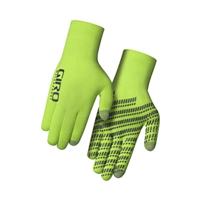 Image of GIRO XNETIC H2O HIGHLIGHT YELLOW/BLACK L 21 GLOVES