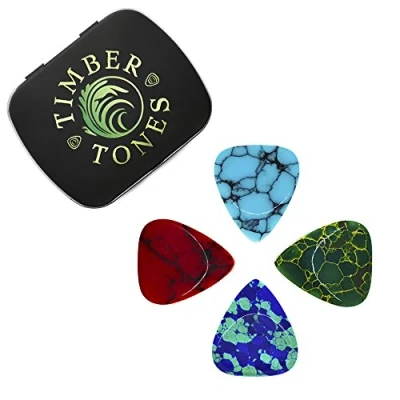 Image of Stone Tones STO MT 4 Mixed Tin of 4, Blue, Green, Red, Light Blue,30 x 26 2.5 millimeter