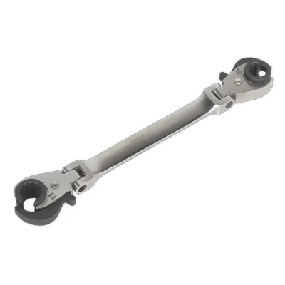 Image of Sealey Brake Pipe Spanner Ratcheting 10 &amp; 11mm