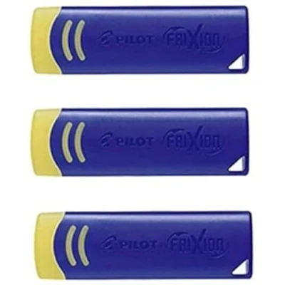 Image of PILOT Pack of 3 Special FriXion Erasers Blue
