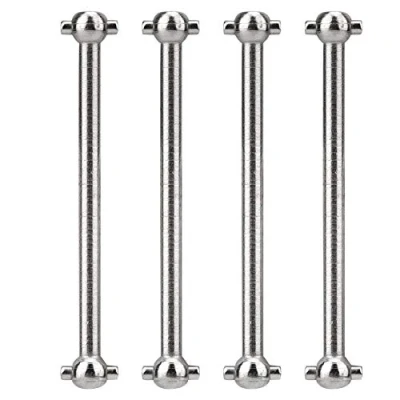 Image of RC Car Drive Shafts, 4 Pcs Metal Dog Bone Shafts for 1/18 Accessory